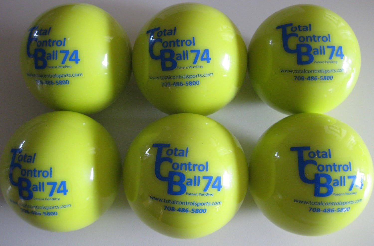 TANGDIAABBCC Total Control Ball TCB 74 Baseball Batting Ball Weighted Training Hitting Batting Aid 6 Ball Pack