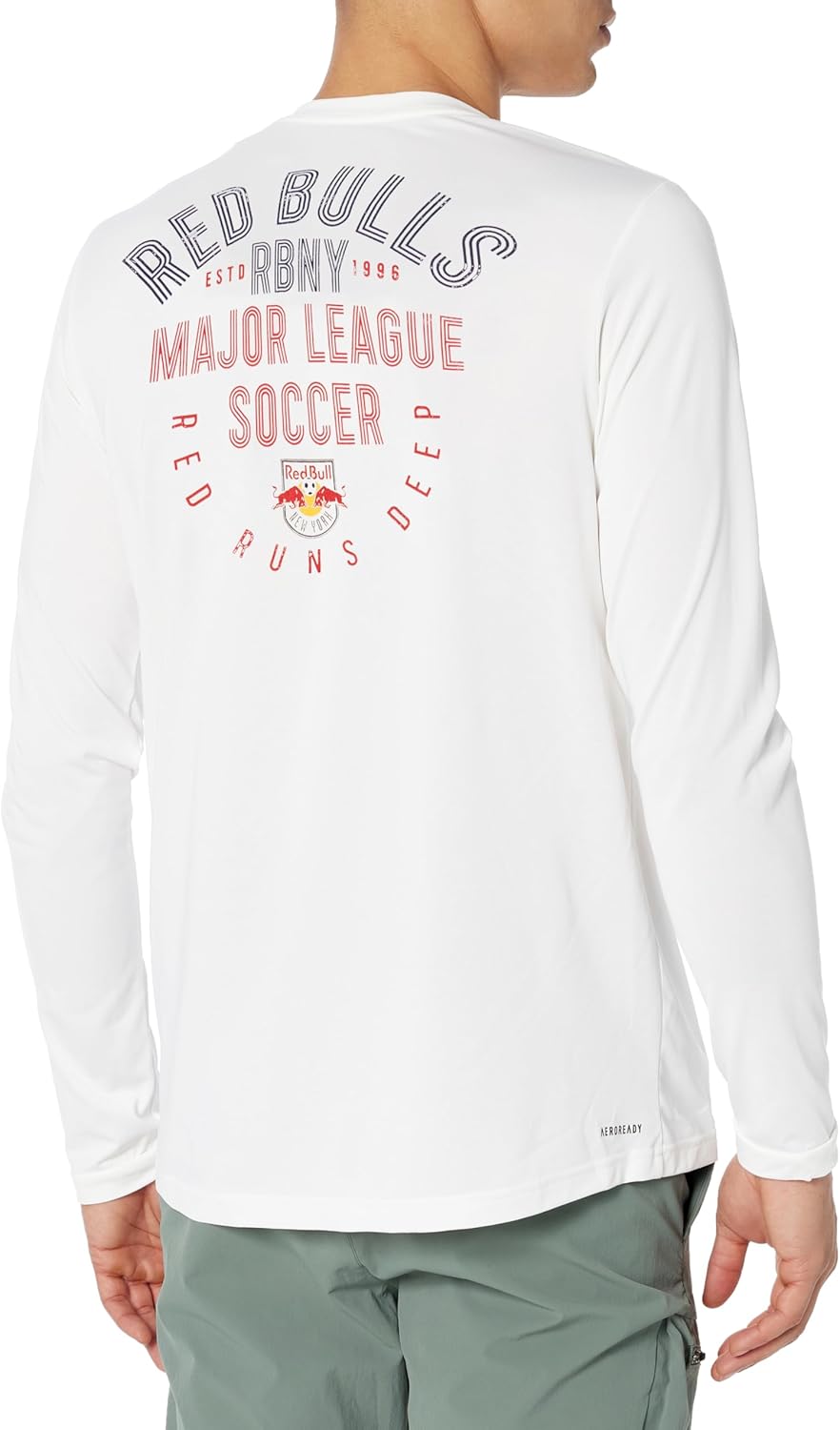 adidas Men's New York Red Bulls MLS Long Sleeve T-Shirt