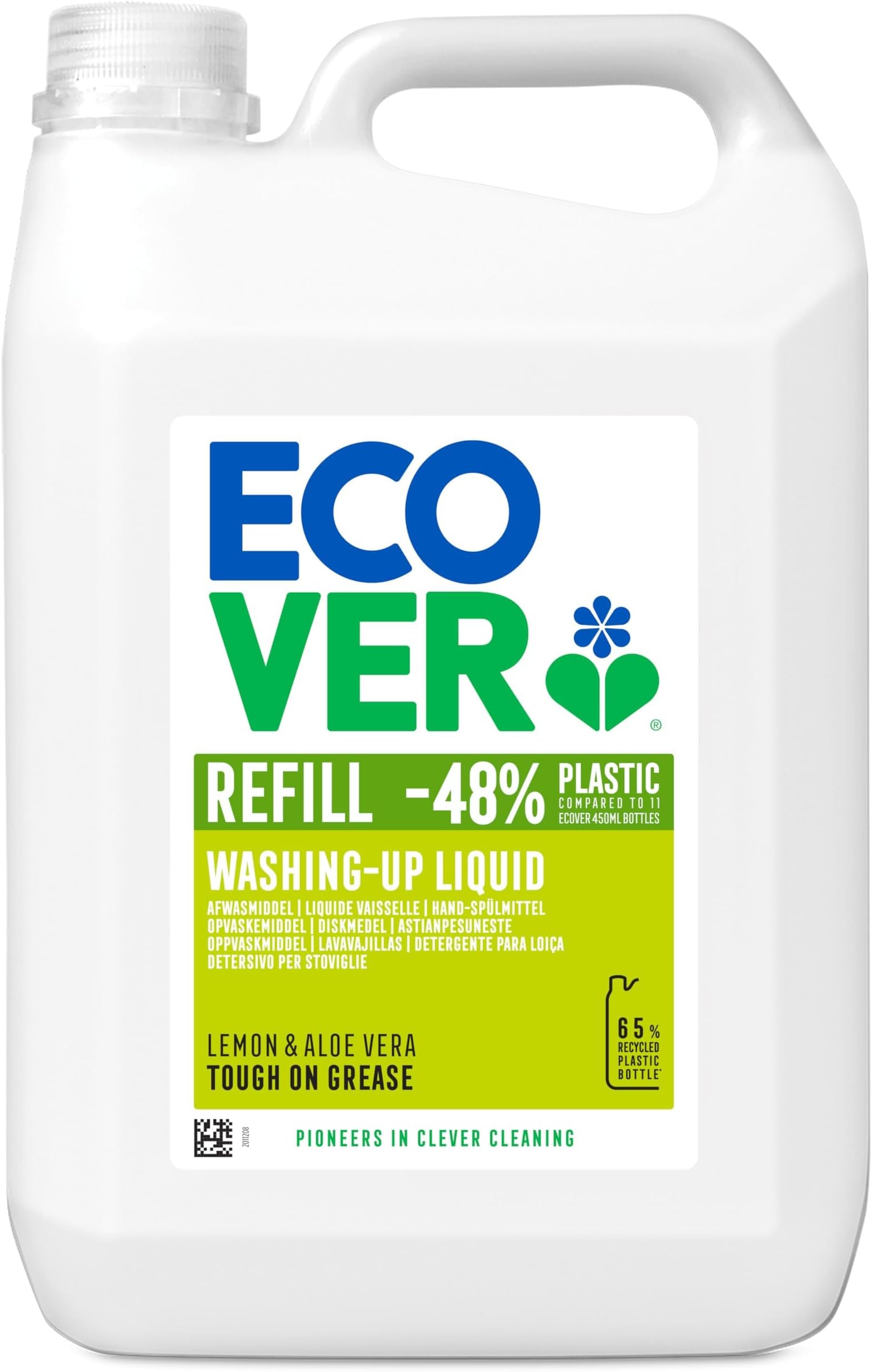 Ecover Washing-Up Liquid Lemon & Aloe Vera - 5 Liter