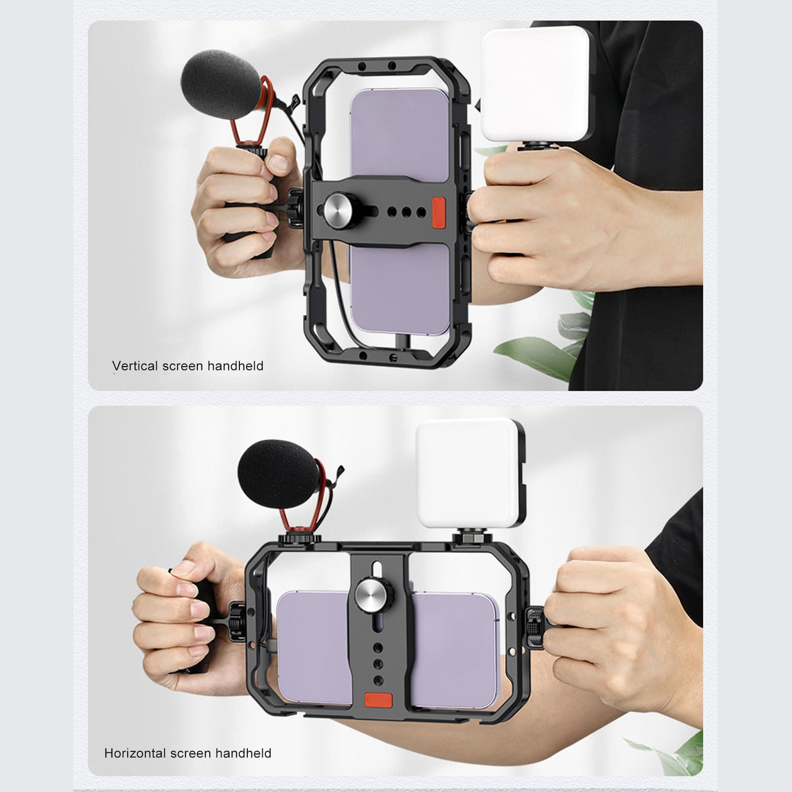 Goshyda Smartphone Video Rig - Stabilisator Für Filmemachen Und Vlogging