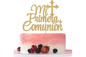 Mi Primera Comunión Cake Topper - Elegant Communion Cake Decor