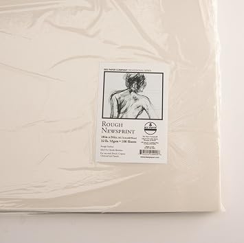 Bee Paper -18"x 24" Rough Surface Newsprint Paper Pack, 100 Sheets | BEE-887RP100-1824