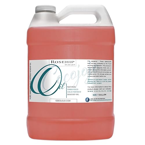 Miniatura 8 de cocojojo Aceite de rosa mosqueta para cara, aceite de rosa mosqueta, puro refinado prensado en frío, todo natural para el cabello, piel y uñas