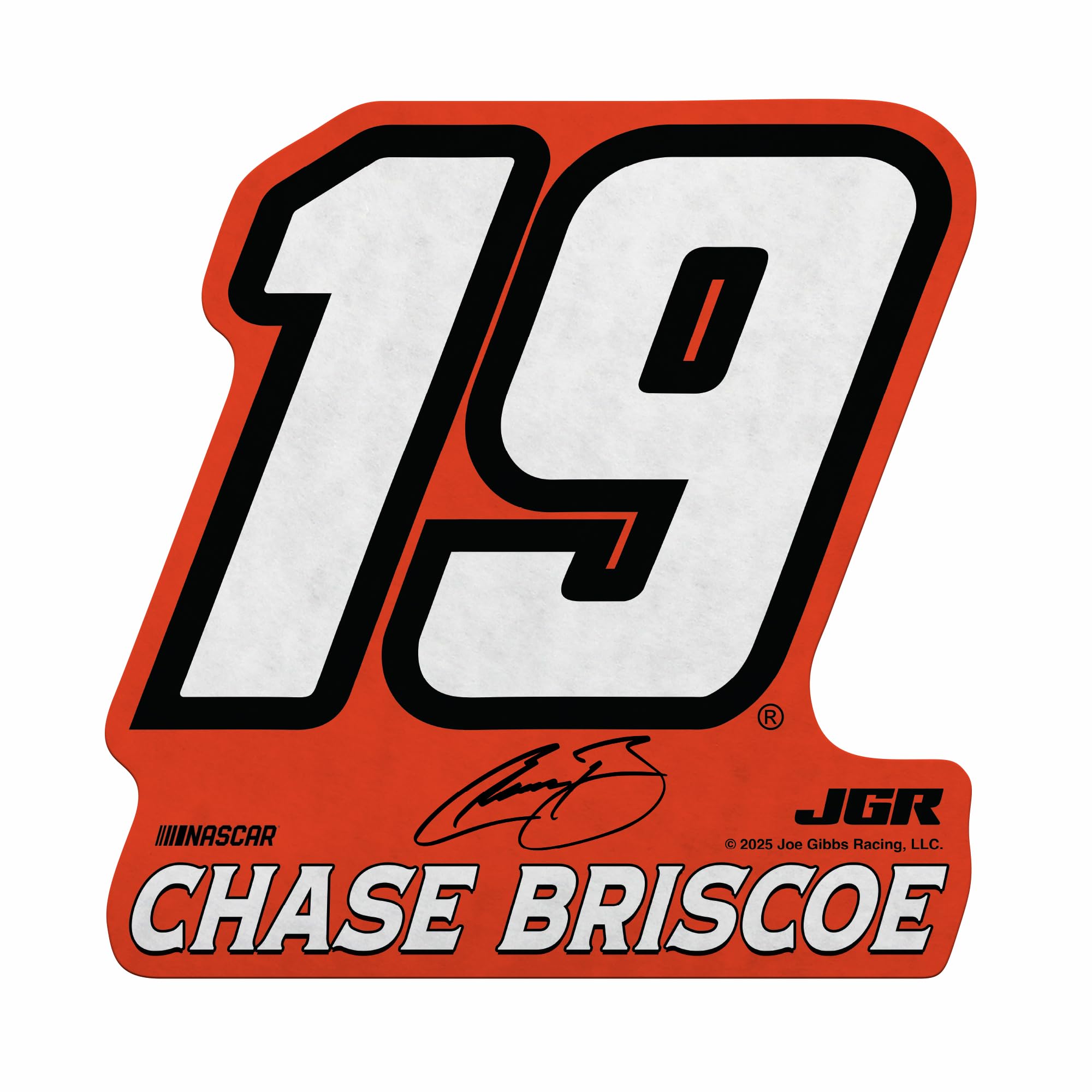 Fanions en forme de Briscoe NASCAR Racing Rico Industries décoration de maison feutre doux