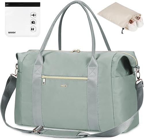 WANDF Para Spirit Airlines - Bolsa para artículos personales de 18 x 14 x 8 pulgadas debajo del asiento con bolsillo para ropa húmeda y