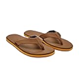 Hari Mari- Dunes- Men's Waterproof Boat Safe Colorful Rubber Flip Flops with Nylon Strap- No Break Ins, Firm Arch Support, Antimicrobial, and Floats in Water
