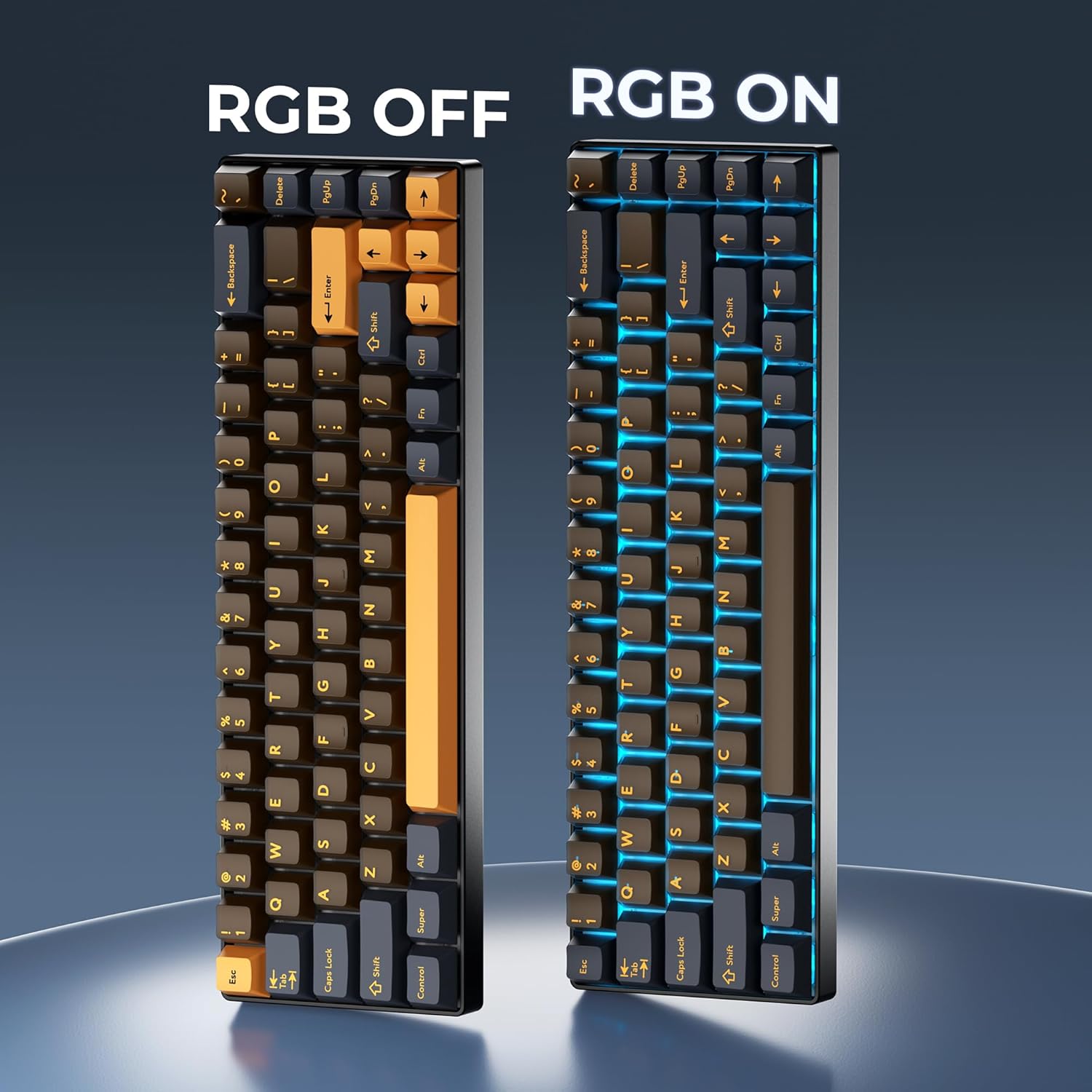 GMKWTL XVX Double Shot PBT Keycaps Set 216 Keys, Cherry Profile Custom Keyboard Keycaps, Jade Translucent Key caps Compatible with 61/64/68/84/87/100/104/108 ANSI and ISO Layout Mechanical Keyboard
