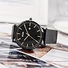 BUREI Ultra Dünne Uhren Herren mit Japanischem Quarzwerk – Nur 66mm Flache Armbanduhr Herren aus Edelstahl-Mesh wasserdicht Minimalistische Herrenuhr für Sport & Freizeit Geschenk für Männer