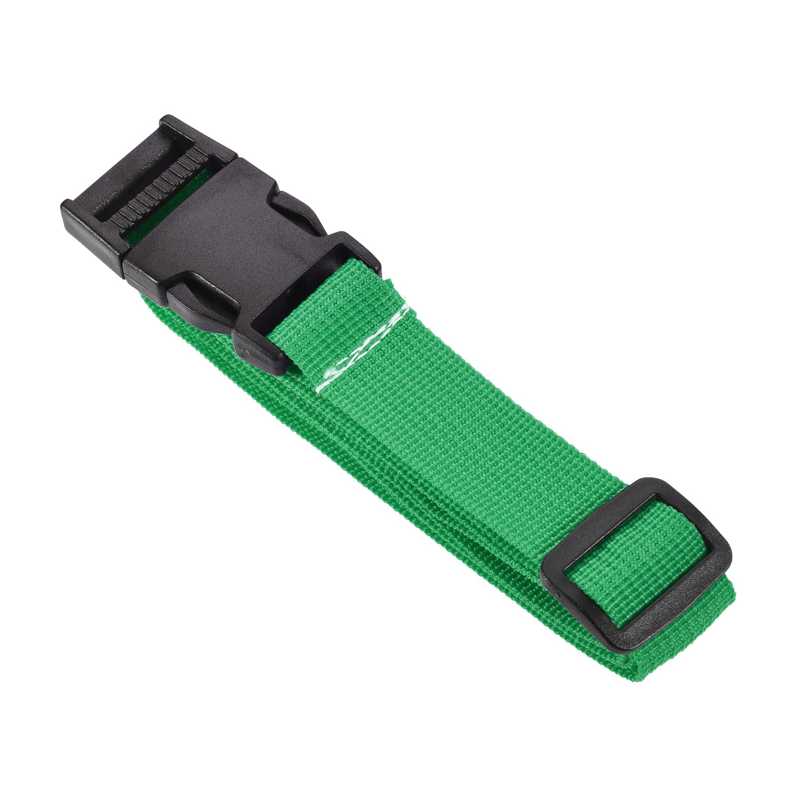 M METERXITY 1個 荷物ストラップ- 旅行荷物アクセサリー 調整可能なスーツケースベルト クイックリリースバックル付き 旅行用 1 M グリーン