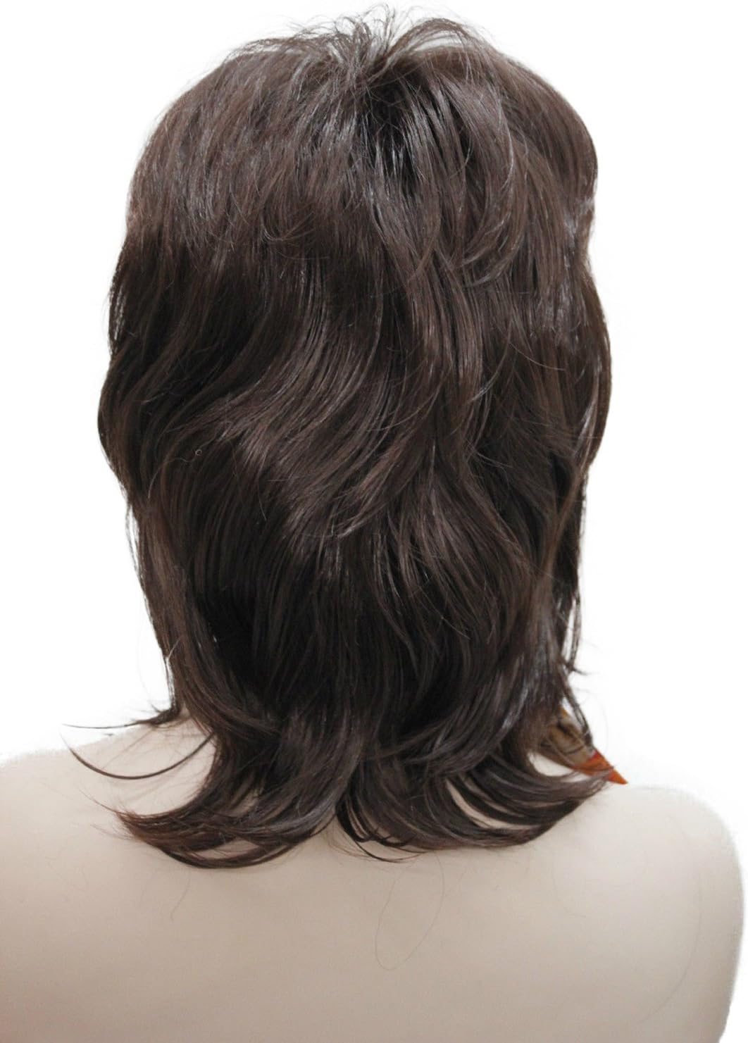 Lydell Short Shaggy Layered Classic Cap Full Synthetic Women's Wigs (33 Dark Auburn), #33 - Image 5