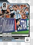 2026 Panini Instant FIFA World Cup Lionel Messi #89 Messi On Top of The World with Historic Double Argentina Soccer Card