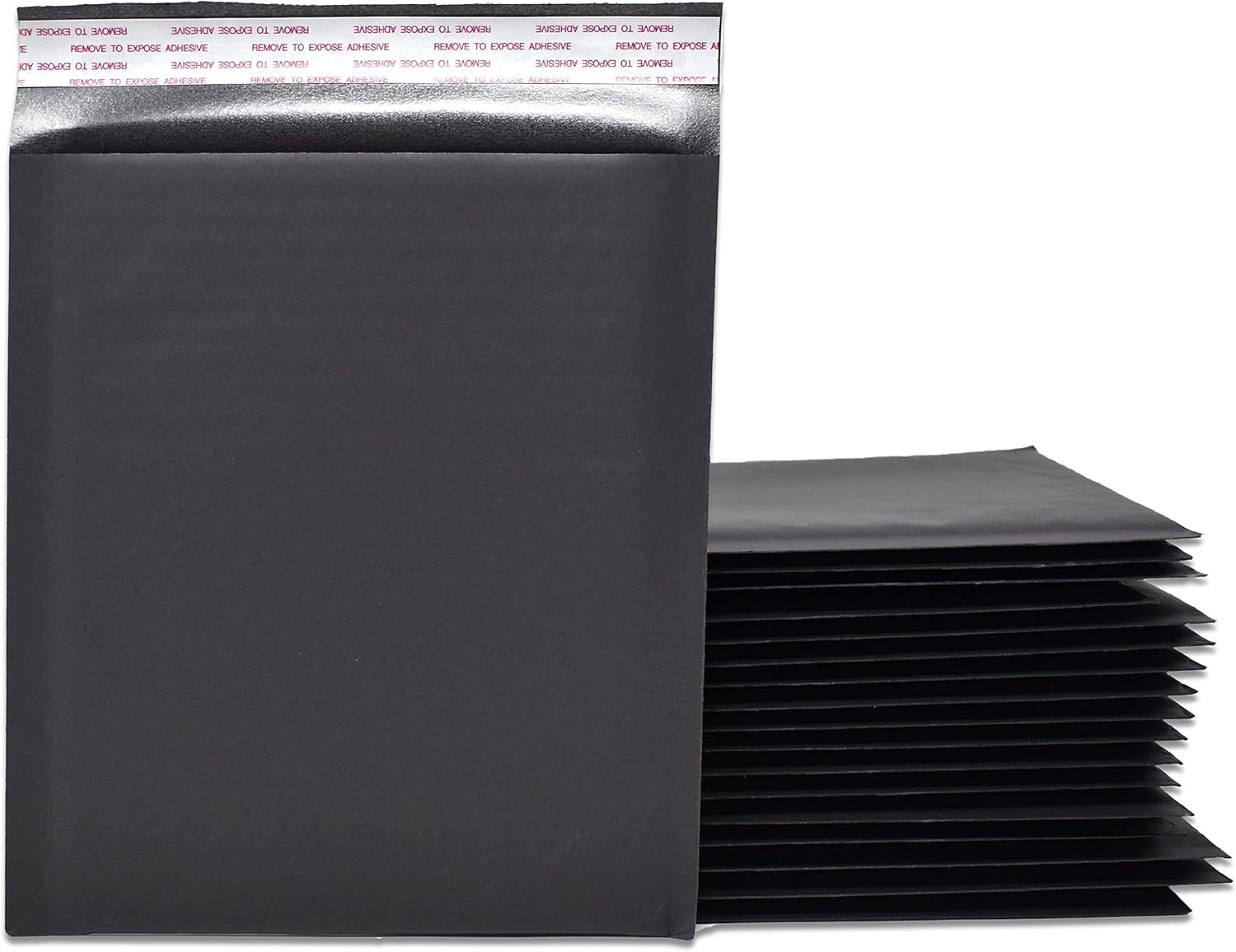 Black Matte Kraft Bubble Mailers, Strong Adhesion Padded Packaging Self Seal Mailing Cushioned Tear Resistant Envelopes (100, 6x10)