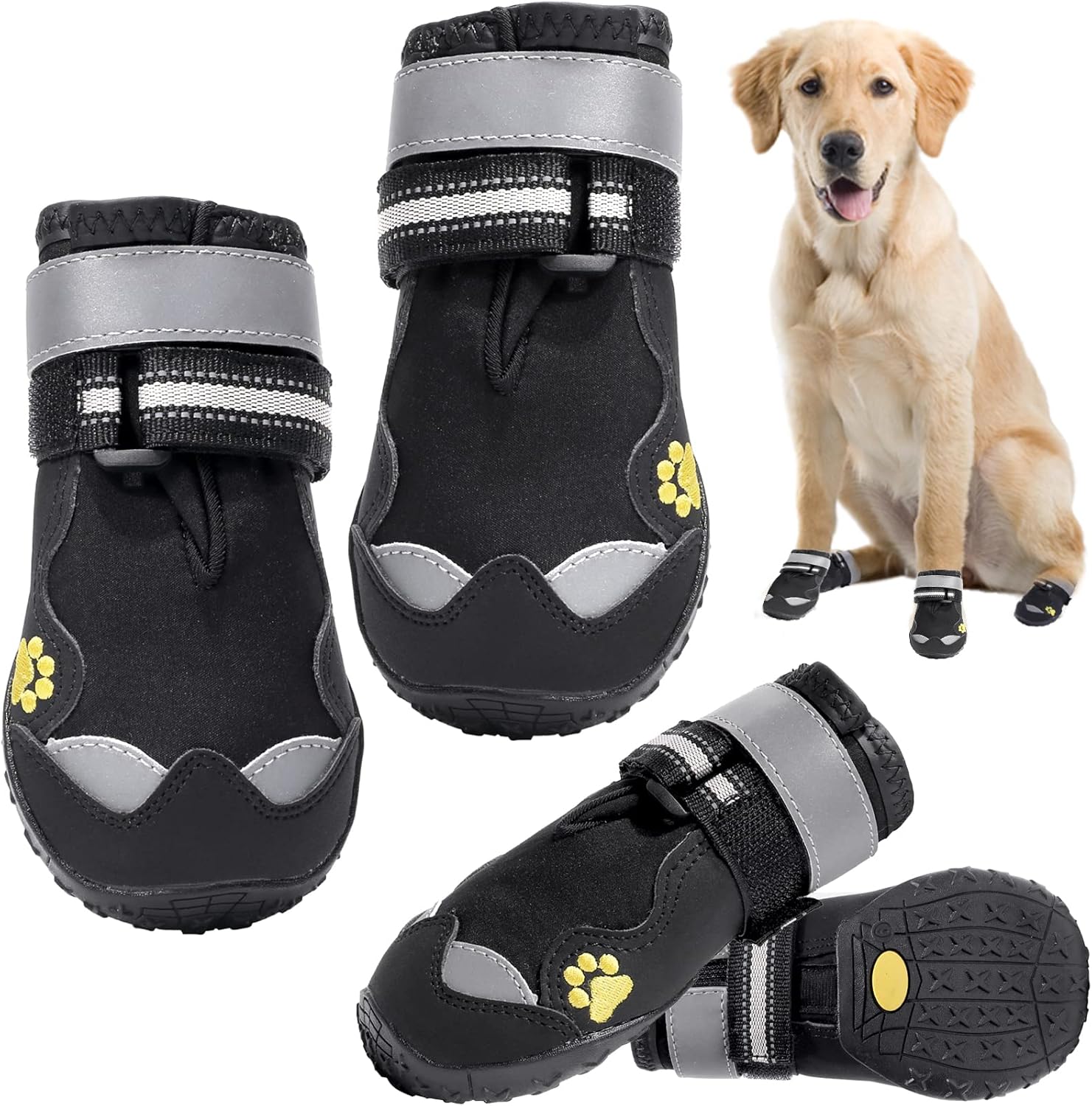 dog snow shoes amazon