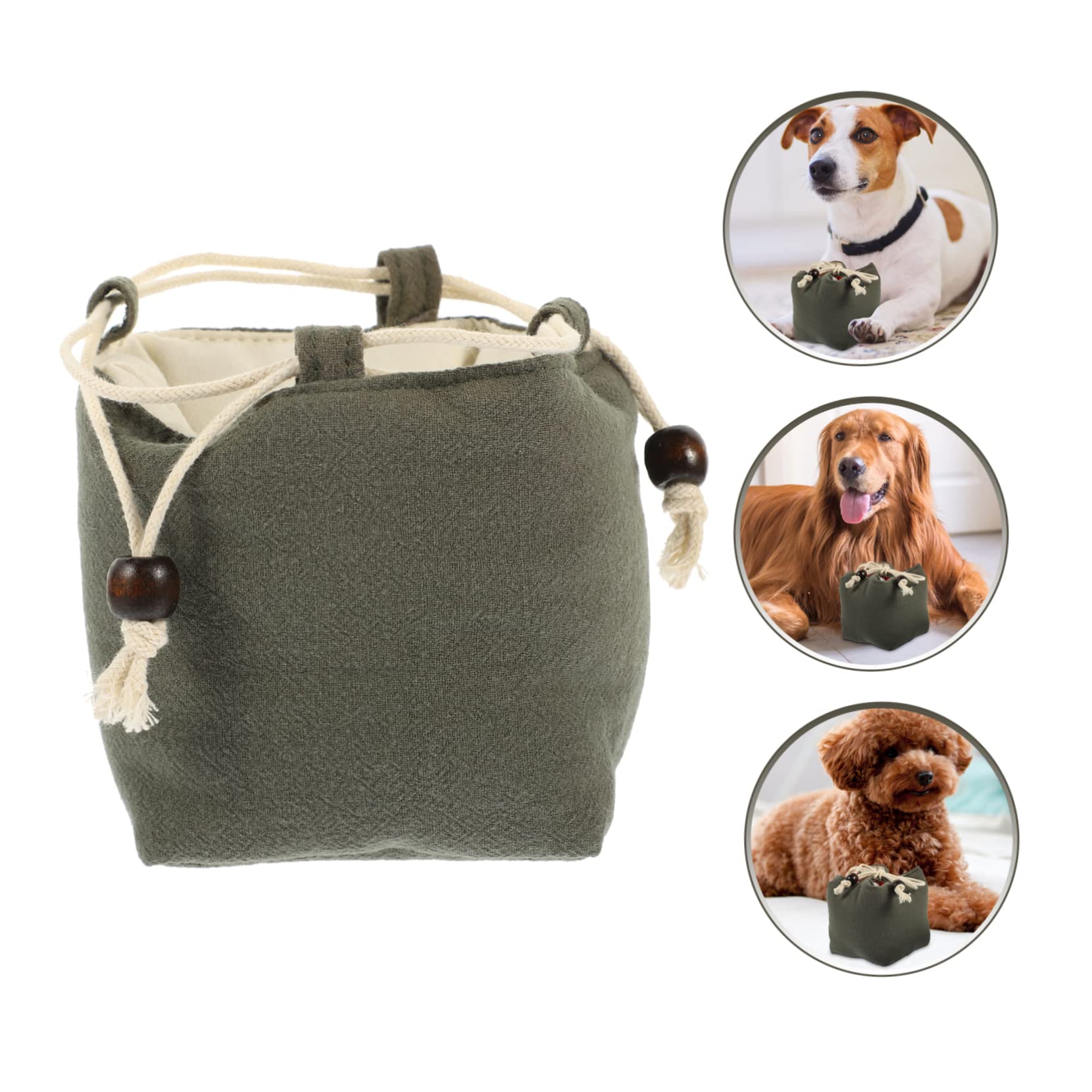 POPETPOP 4 Stück Hund Snack Tasche Gürteltasche Für Hunde Leckerli-spender Für Hunde Leckerlibeutel Für Welpen Leckerli-trainingstasche Für Hunde Klicker Stoff Hände Kleiner Hund