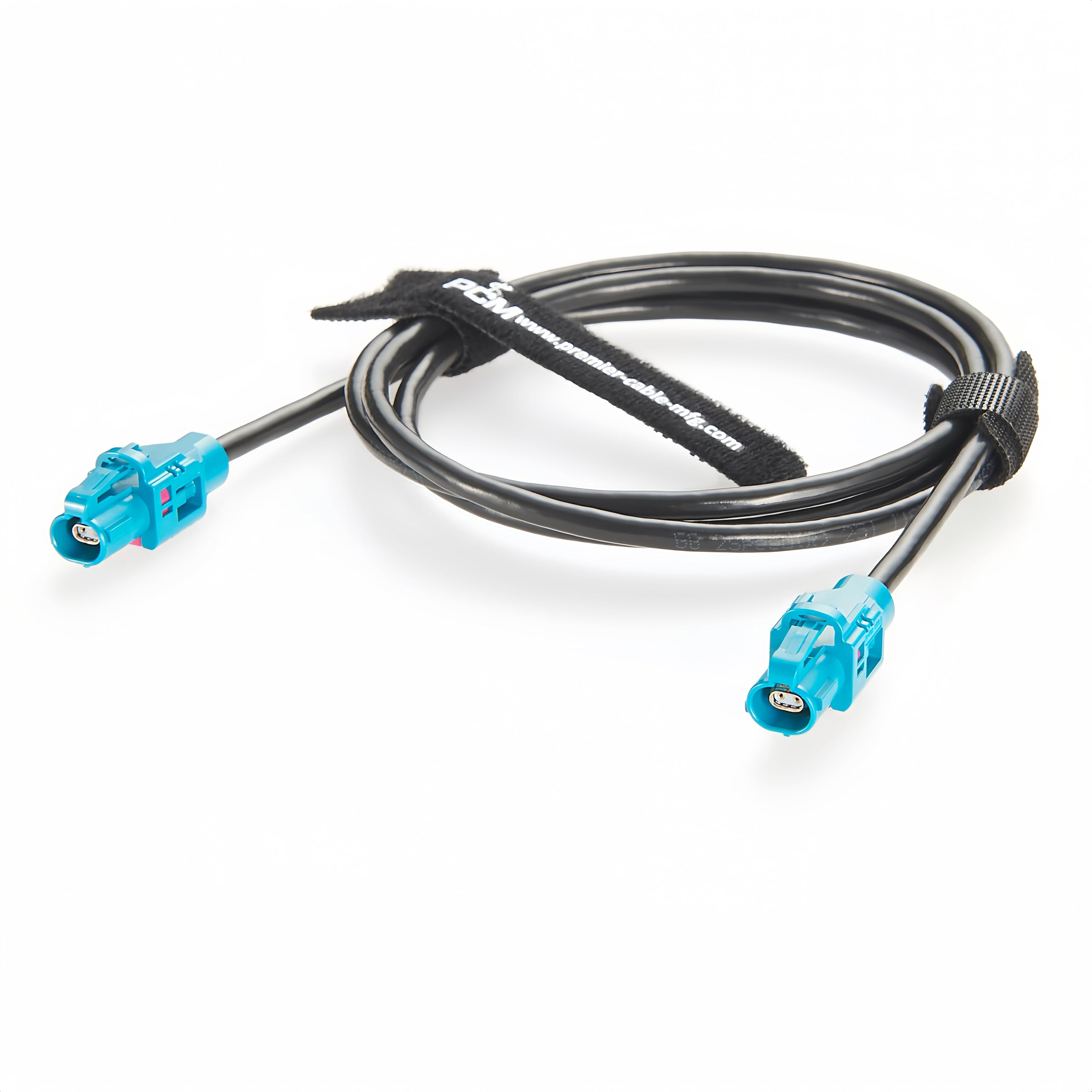 Rosenberger Fakra Connecteur d'antenne E6K10A-1CAZ5-Z H-MTD Automobile GPS RF Câble coaxial Assemblage 100/1000 BASE-T1 HMTD Câble d'extension LCA-101-1000-Z femelle vers femelle (0,5 m)