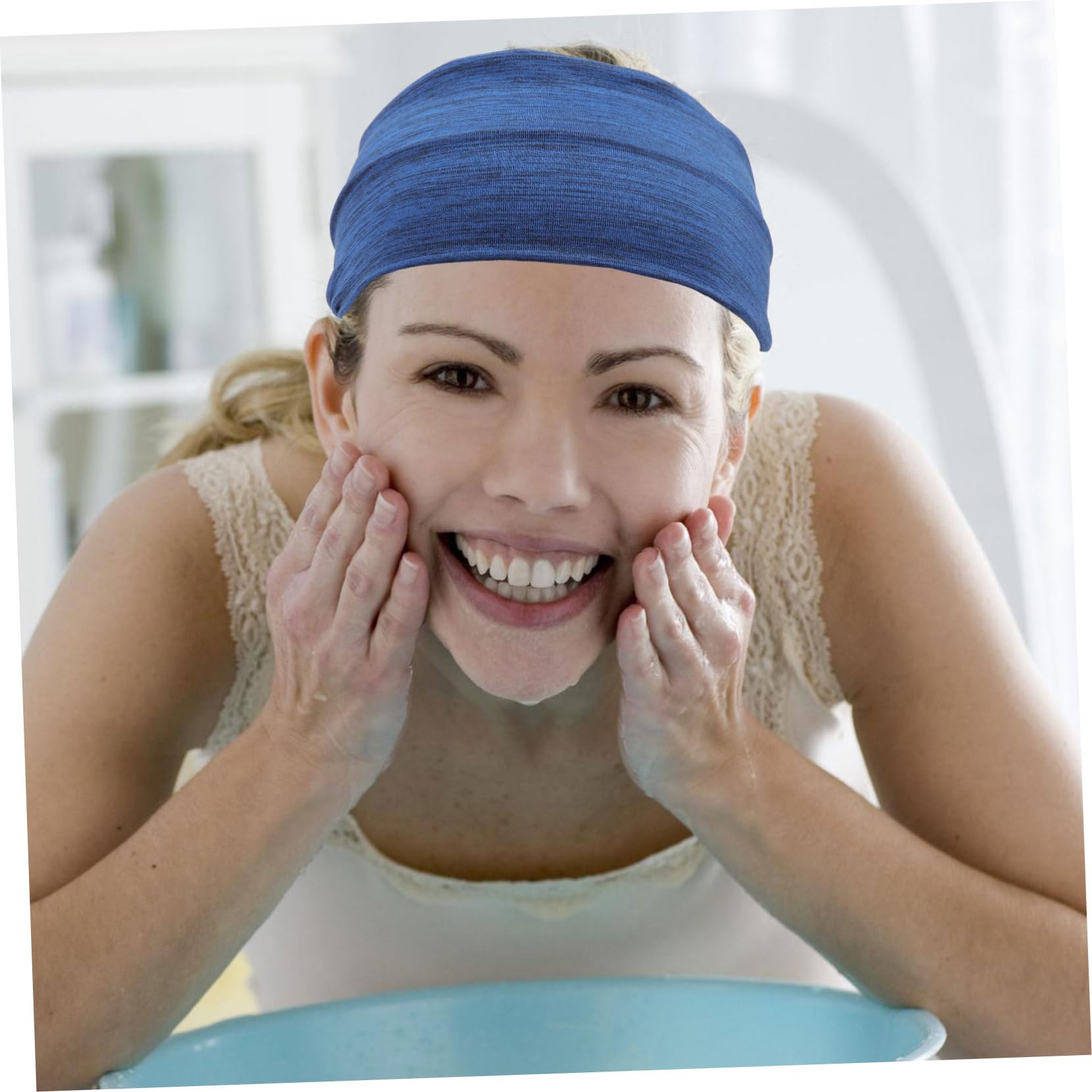 MAGICLULU 12 Pz per fitness per trucco fasce per la testa per uomo bandane alla rinfusa pulsanti per da corsa per fitness pallacanestro