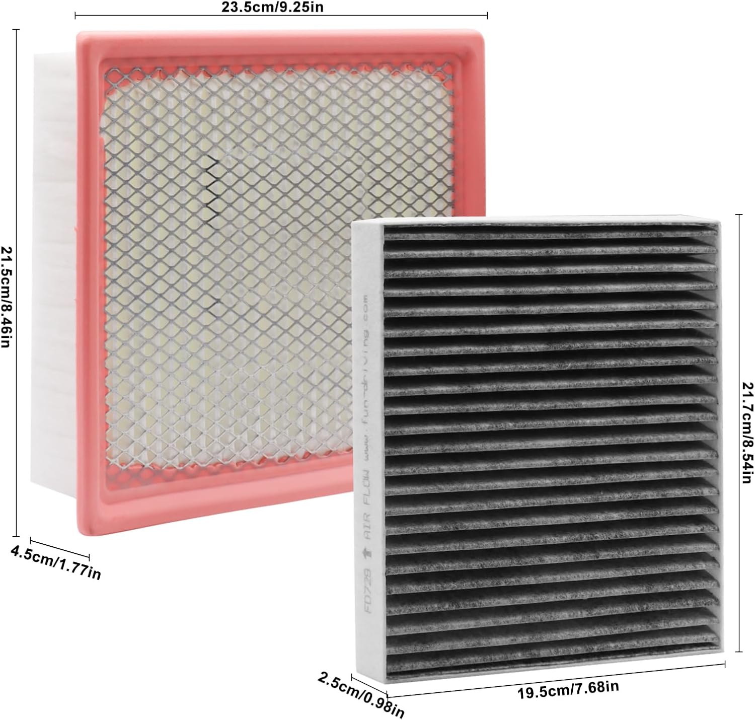 Comb Engine Cabin Air Filter for Chrysler Sebring 2010 2009 2008 2007