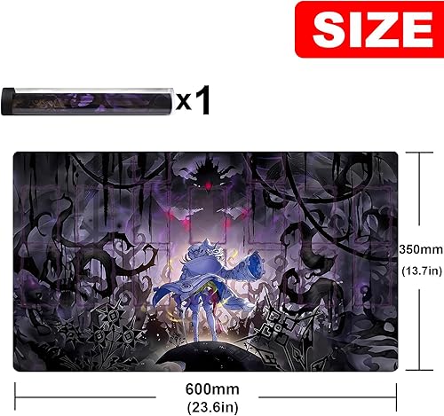Miniatura 2 de ygo Amazing Dragon Playmat - Alfombrilla para competición de juegos, carpeta de tarjetas, cubierta de 23.6 x 13.7 pulgadas