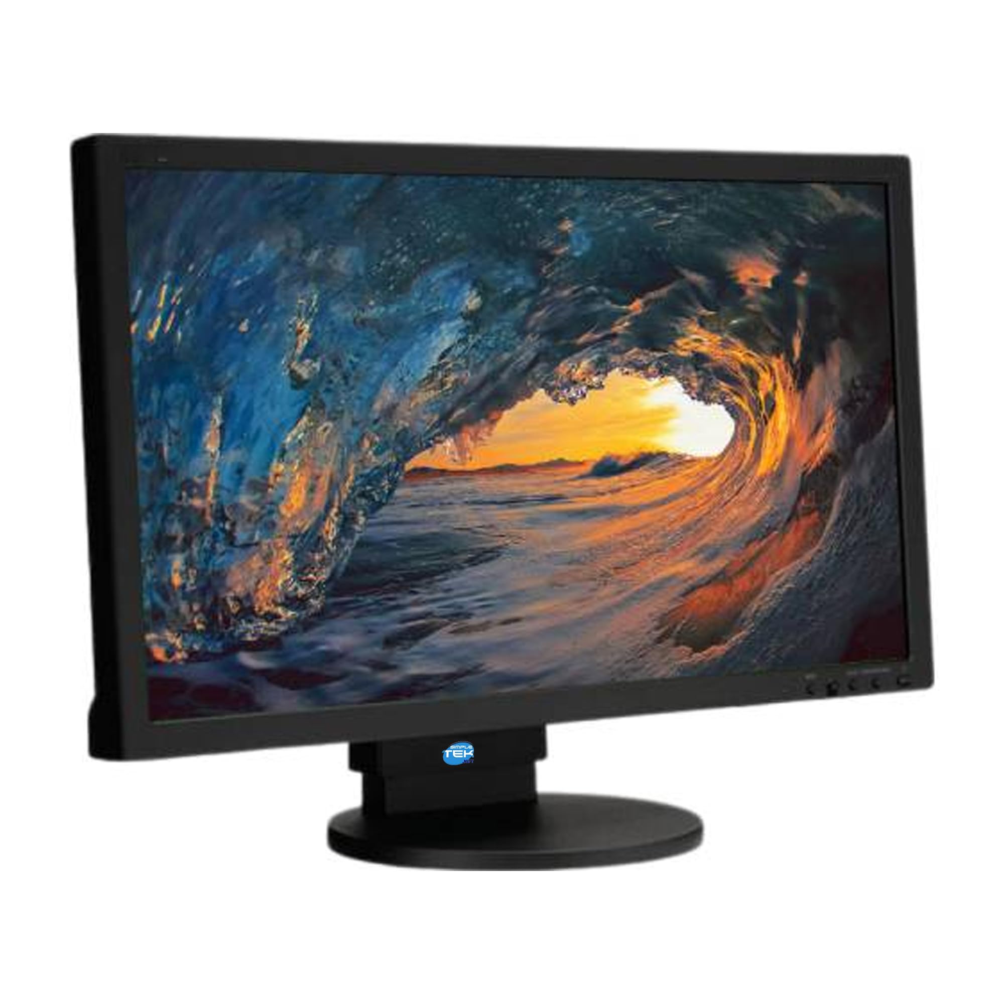 SIMPLETEK - Moniteur 23" FHD IPS DVI VGA DP VESA avec base (reconditionné)