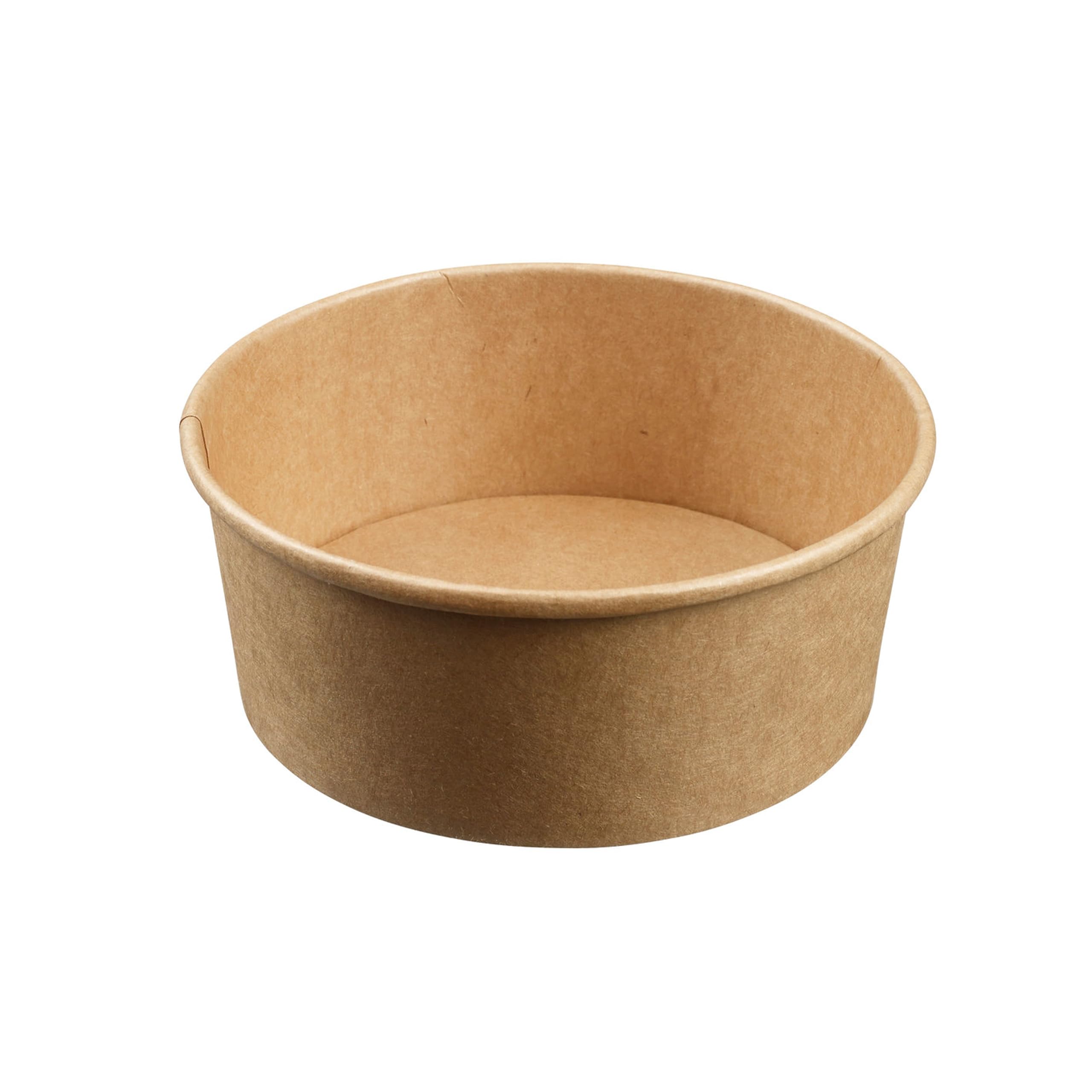 Goboxad 50 Pack - 24oz Heavy Duty Paper Bowls With Lids, Disposable Soup and Salad Bowls for Hot or Cold Food