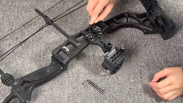 Mirino Per Arco Compound 5 Pin - In Alluminio, Con Lente 4x/6x/8x, Regolabile Micro