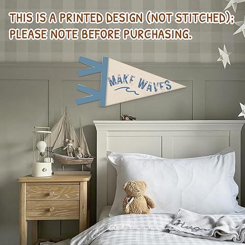 Miniatura 6 de Decoración de guardería oceánica, pancarta colgante de bandera con banderines para colgar en la pared, decoración de habitación de playa, decoración