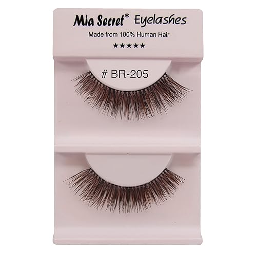 Miniatura 8 de Mia Secret Mix Highlights - Pestañas postizas de aspecto natural con tira negra, paquete de 4
