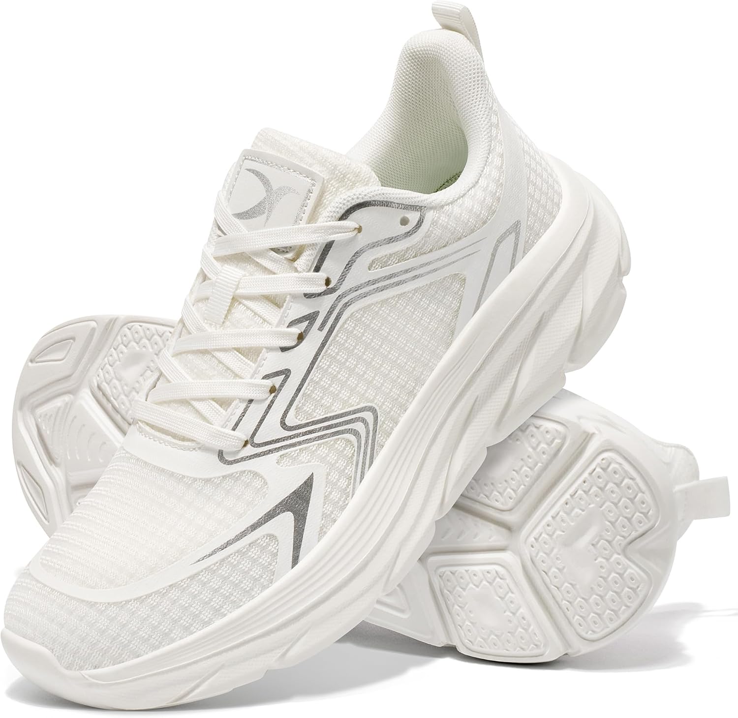 Aomigoct Comfortable Womens Walking Shoes: Cloud Cushion & Breathable Mesh for Daily Commute - Lightweight & Slip-Resistant for All-Day Ease - City Walking Women