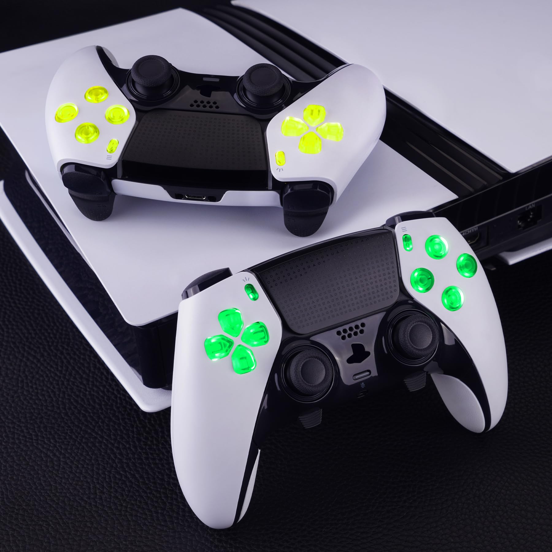 EXtremeRate 7-Color LED Lighted Kit For PS5 Controller – Buttons, Thumbsticks & D-pad - View #5