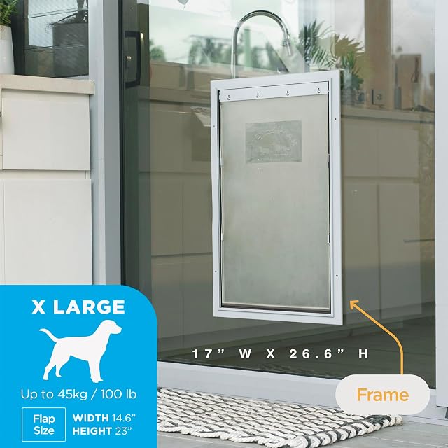 Foto 3 de 7 de Hakuna Pets Puerta de Aluminio de Lujo para Mascotas