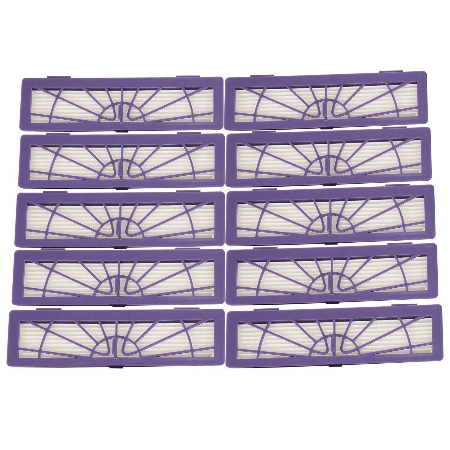 Uniquk 10 Pcs Hepa Filters For Neato Botvac D/Connected Series D7 D80 D85 D3 D75 D5 70E 75 80 85 Vacuum Cleaner Parts Pets/Allergies