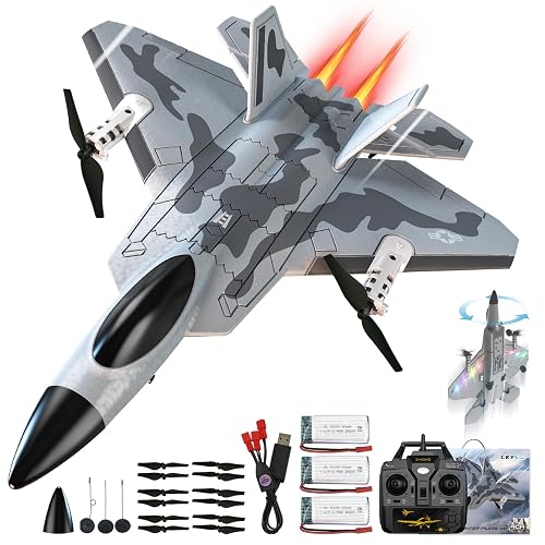 CKYSCHN F22 Raptor RC Plane 4 Channel New Version, Vertical