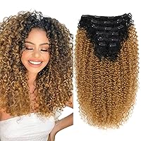 Vista 16 de BHF - Extensión de cabello rizado de 26 pulgadas, con clip de doble trama de 4.94 onzas, resistencia al calor, extensión de cabello sintético