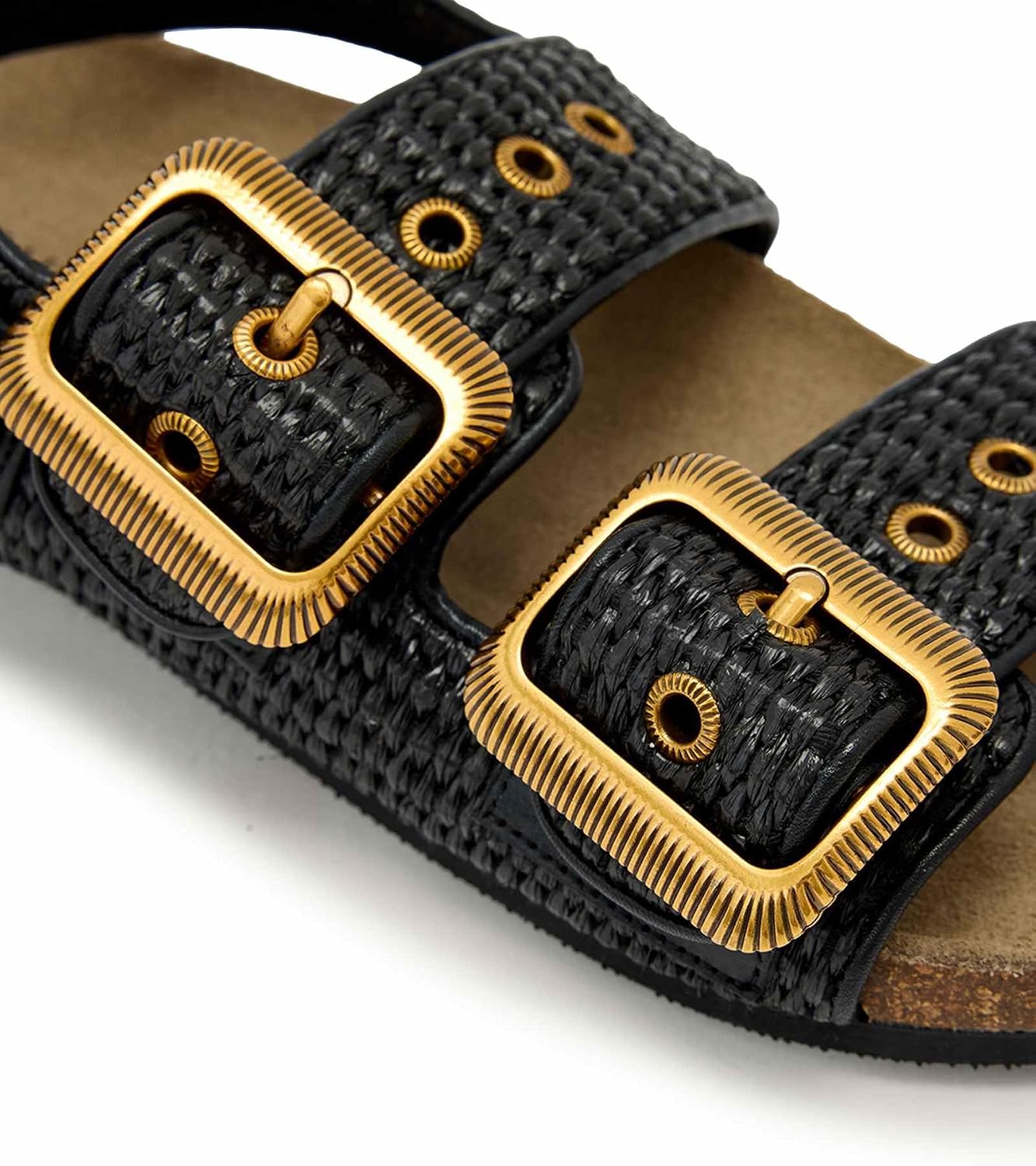 AllSaints Staffa Raffia Sandals