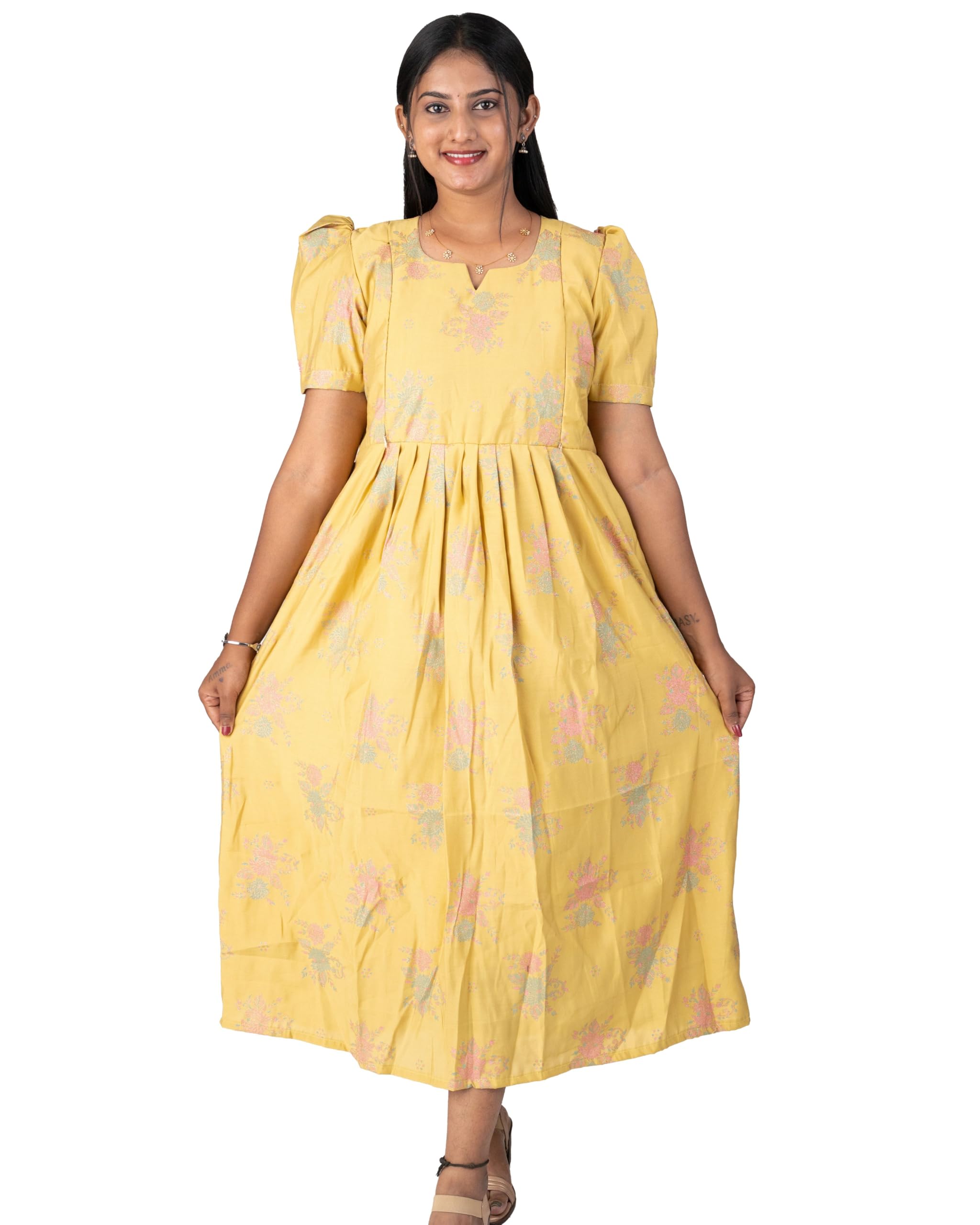 Women's Maternity Kurti Feeding Kurti for Women Nursing Pregnancy Dress Breastfeeding Kurti with Zip Cotton Ethnic Wear-picture-16