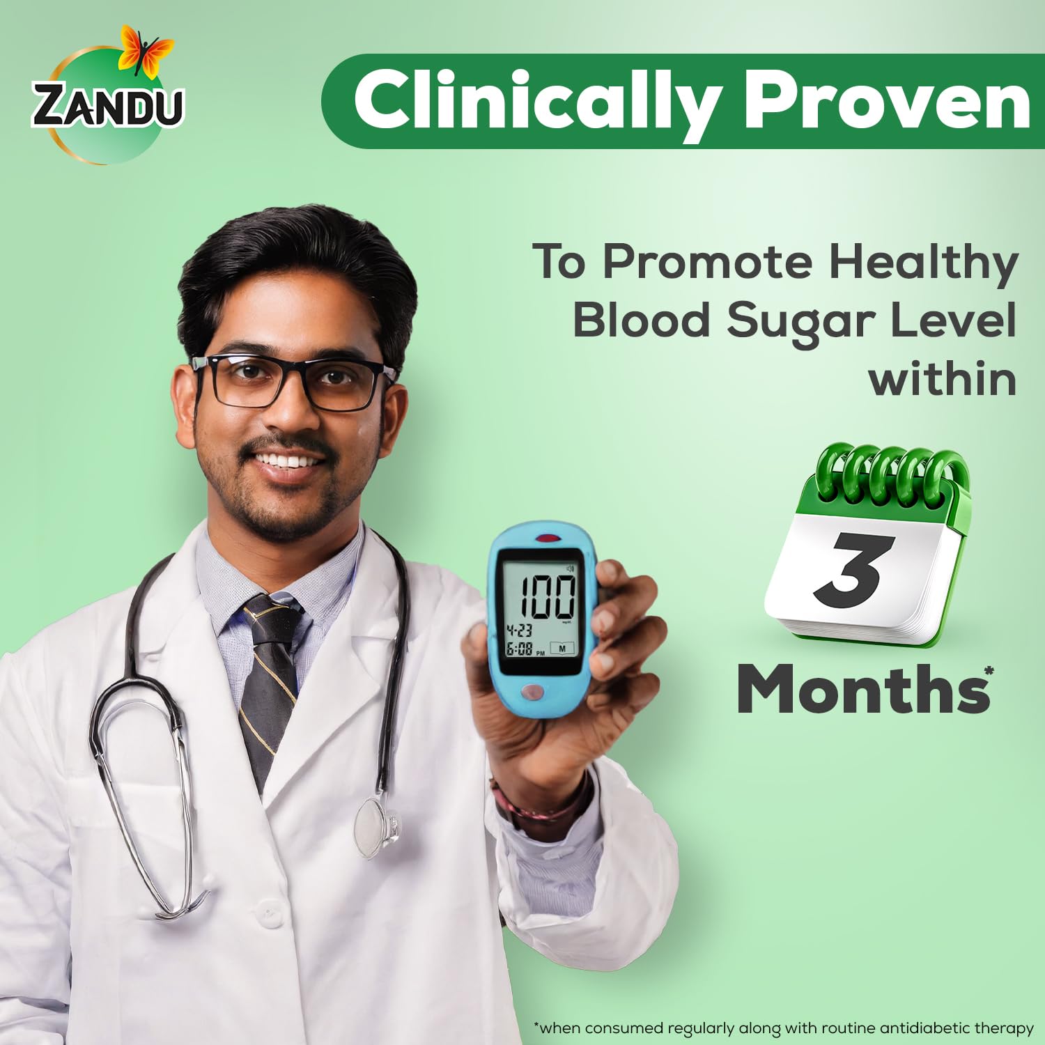 Zandu DiaBTS Tablets|Clinically Proven for results in 3 months| Safe, Natural & 100% Ayurvedic | Helps maintain Healthy Glucose Metabolism |Salacia for Healthy Sugar Management | 90 Tablets 6 71eAdT8gTQL. SL1500