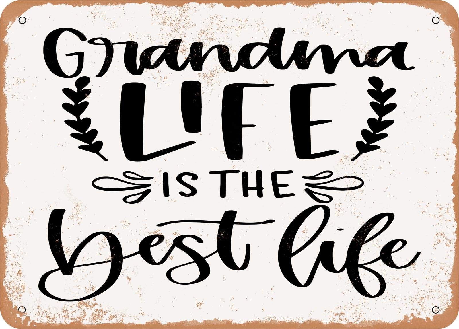 Metal Sign - Grandma Life - Vintage Look Sign home decor