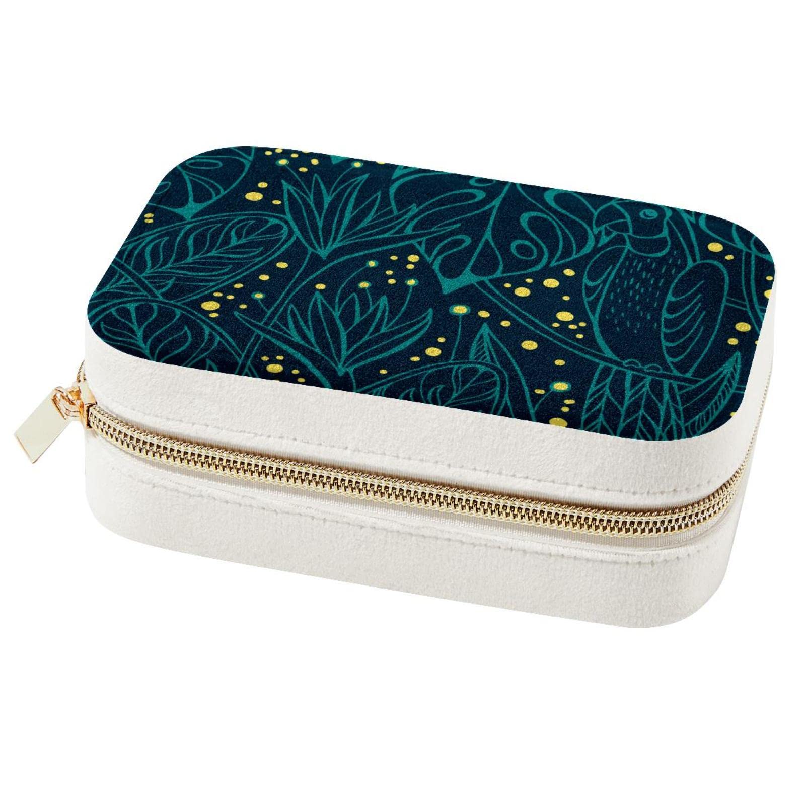 Boîte à bijoux de voyage rangement bagues colliers pour filles
