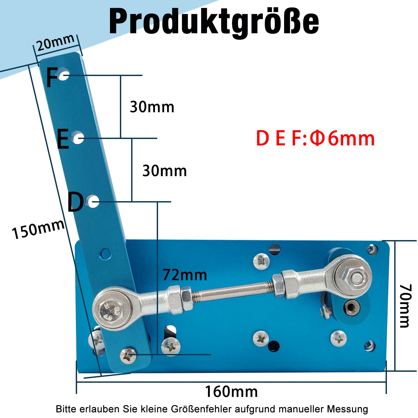 DIY Design DC 24V 90rpm Hubkolben-Schaukelmotor 20-120 Grad einstellbar mit Drehzahlregler