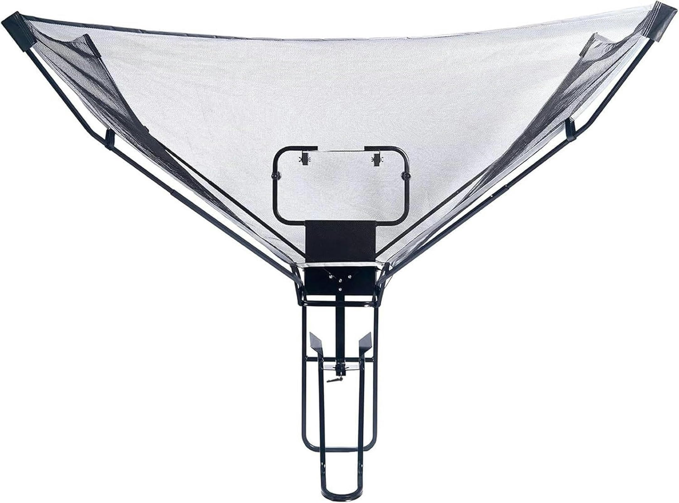 Basketball Shooting Machine with Large 4.8x4.8m Net - Rebounder System Returns Makes/Misses, for 3-Point & Jump Shot Practice Anywhere