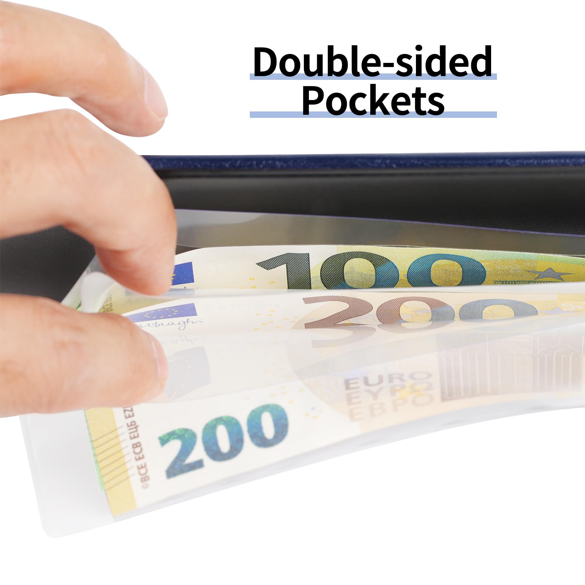Amazon.com: Banknote Collecting Album - Clear Currency Holder