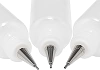 Vista 3 de Creative Mark Flo Line - Botella aplicadora de punta de precisión con puntas de acero inoxidable, para pintura artística, medios fluidos, tinta