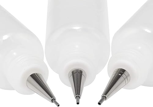 Miniatura 3 de Creative Mark Flo Line - Botella aplicadora de punta de precisión con puntas de acero inoxidable, para pintura artística, medios fluidos, tinta,