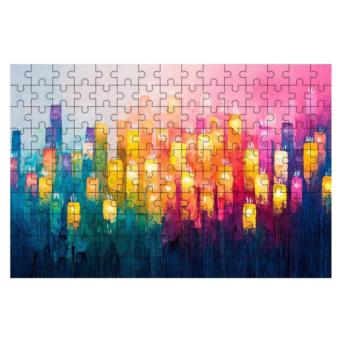 Puzzle 1500 elementów dla dorosłych, 1500 elementów abstrakcyjnych puzzli, retro puzzle dla dorosłych z wykwintnym pudełkiem do pakowania, gry edukacyjne, duże drewniane puzzle, prezent dla kobiet do
