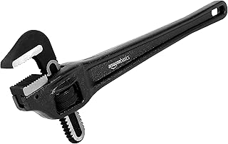 Amazon Basics Steel Alloy Offset Pipe Wrench, 18-inch