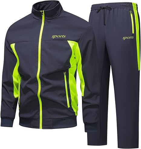 Survêtement Homme YOSUWOAI - 2 Pièces Veste Capuche + Pantalon - Confortable Streetwear - Hiver