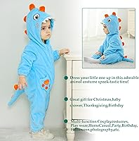 Vista 14 de TONWHAR Baby Boy's Girl's Animal Bodysuit Infant And Toddler's Romper Jumpsuit Halloween Costume Partywear Mono marrón