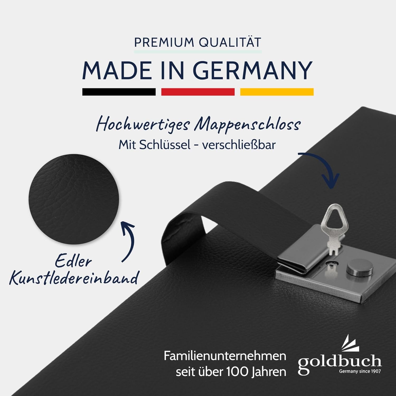 Goldbuch 53523 Bologna Document Folder Black