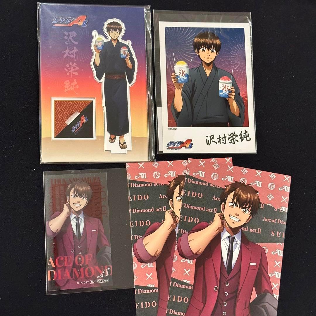 ダイヤのＡ　沢村栄純 アニメJAM 缶バッジ　2個セット ダイヤのA 沢村栄純セット ダイヤのA 沢村栄純 アニメJAM 缶