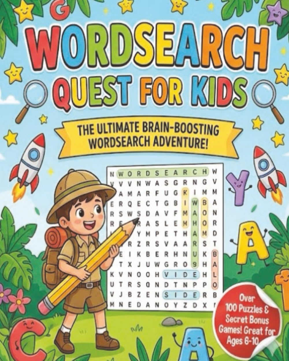 Word Search Quest For Kids: The Ultimate Brain Boosting Adventure